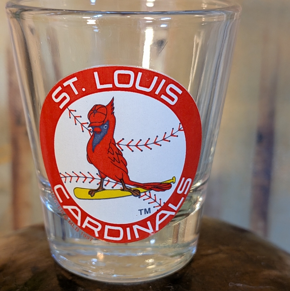 💰SALE 💰 Vintage 1997 St. Louis Cardinals Shot Glass by Hunter